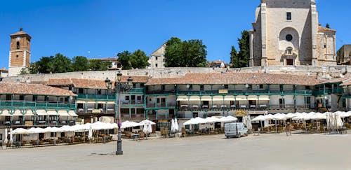 Gratis arkivbilde med arquitectura populær, plaza mayor de chinchón, soportales de columnas