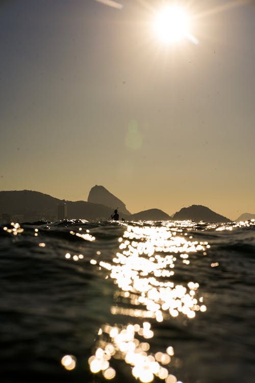 Immagine gratuita di colori dell'alba, copacabana, rio de janeiro