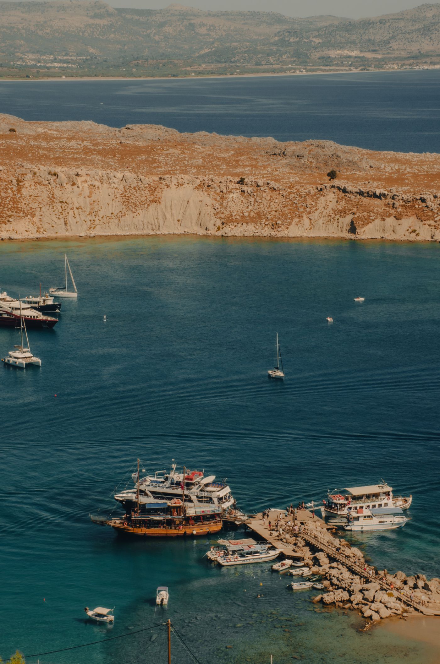 Lindos i zatoka na Rodos