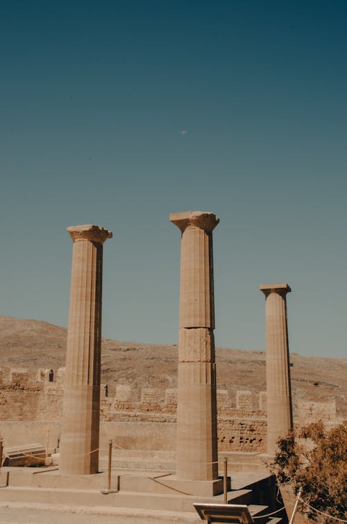 Fotos de stock gratuitas de cielo limpio, columnas, Grecia