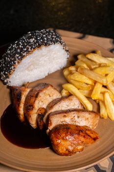 Adobo de poulet