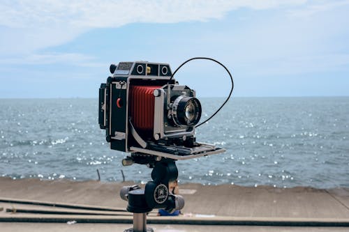 Old Camera by the Lake