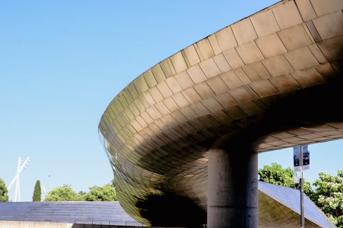 Free stock photo of blue sky, bridge, concrete barrier