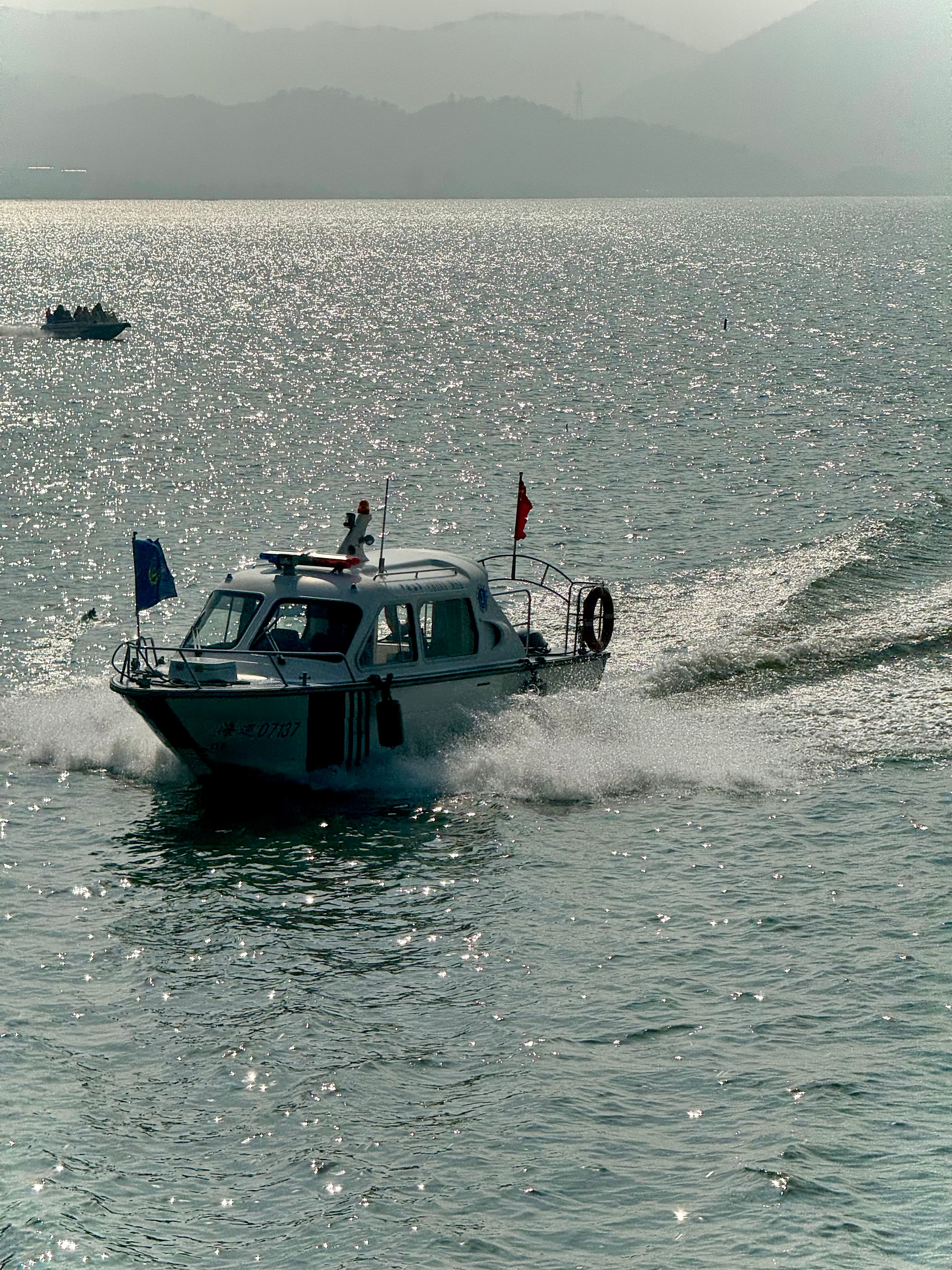 Motorboat Sailing on Sea Coast · Free Stock Photo