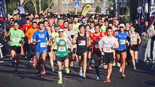 Gratis Foto De Personas En Un Maratón Foto de stock