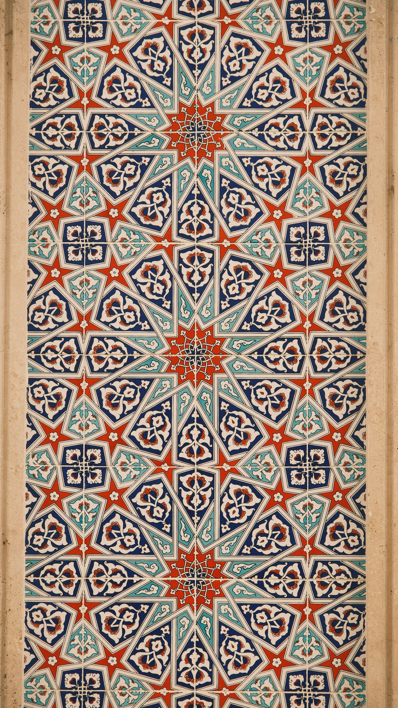 Hand-painted ceramic tiles