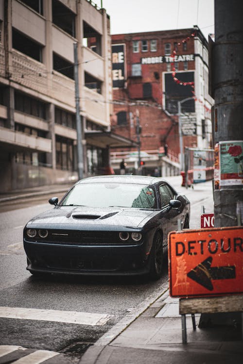 Dodge Challenger on Street