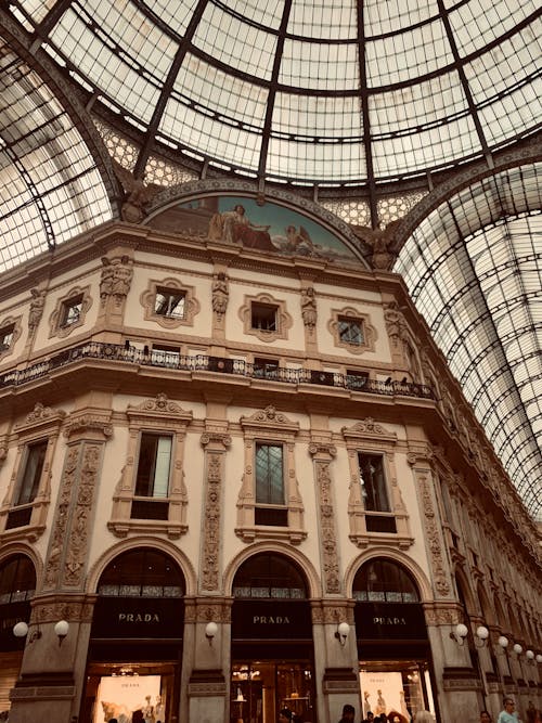 Fotobanka s bezplatnými fotkami na tému architektúra, galleria vittorio emanuele ii, Miláno