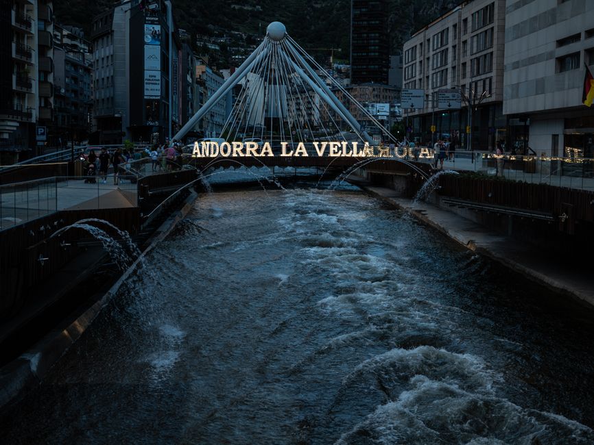 Andorra la Vella costs - Stunning sunset over a coastal city harbour