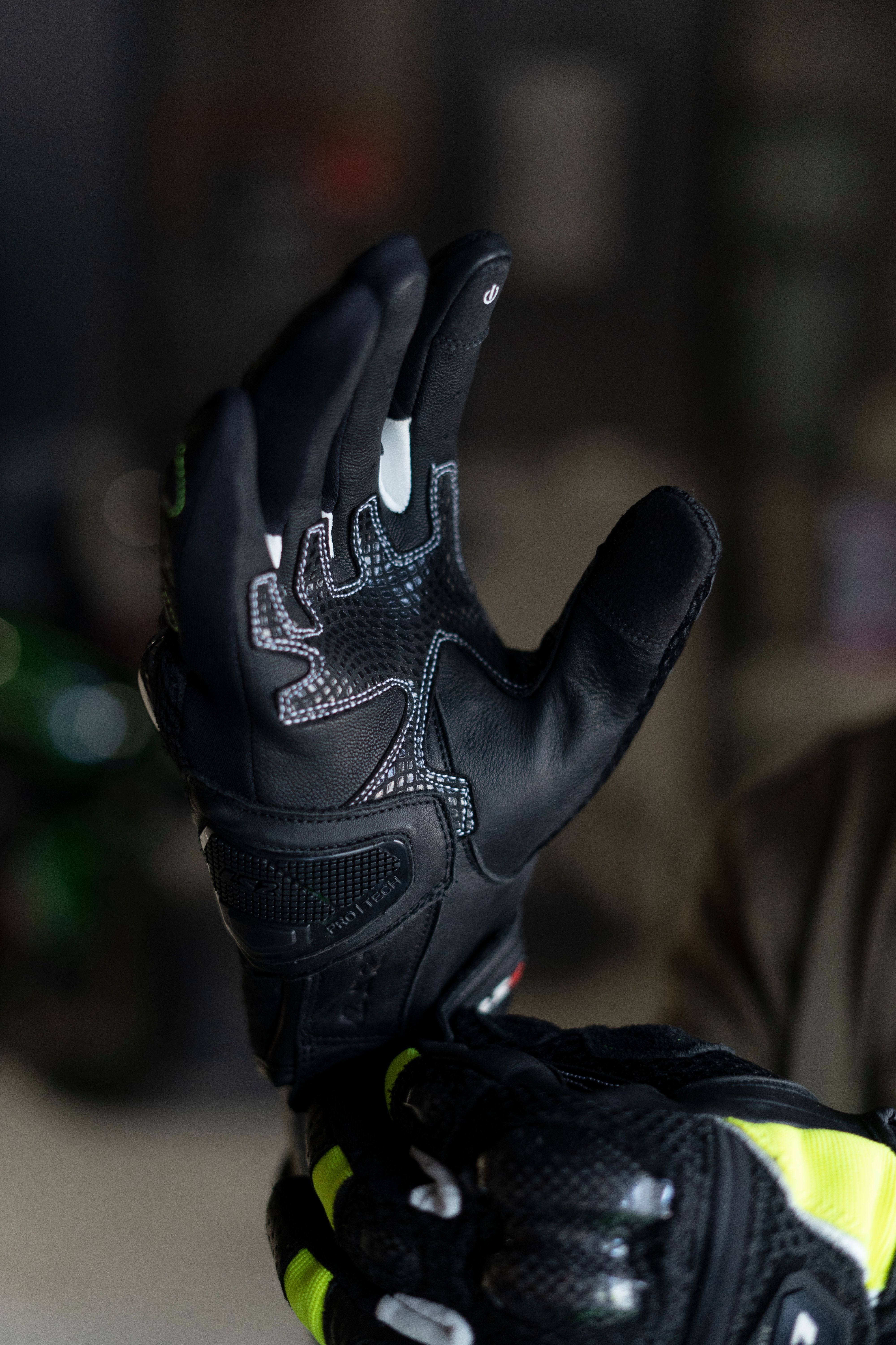 Moto Gauntlet Gloves — Leather Gloves product view