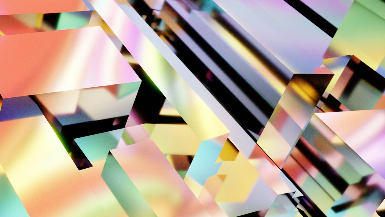 A colorful abstract background with geometric shapes · Free Stock Photo
