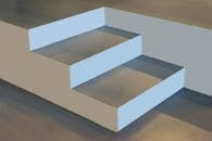 Geometric Concrete Steps with Smooth Surface