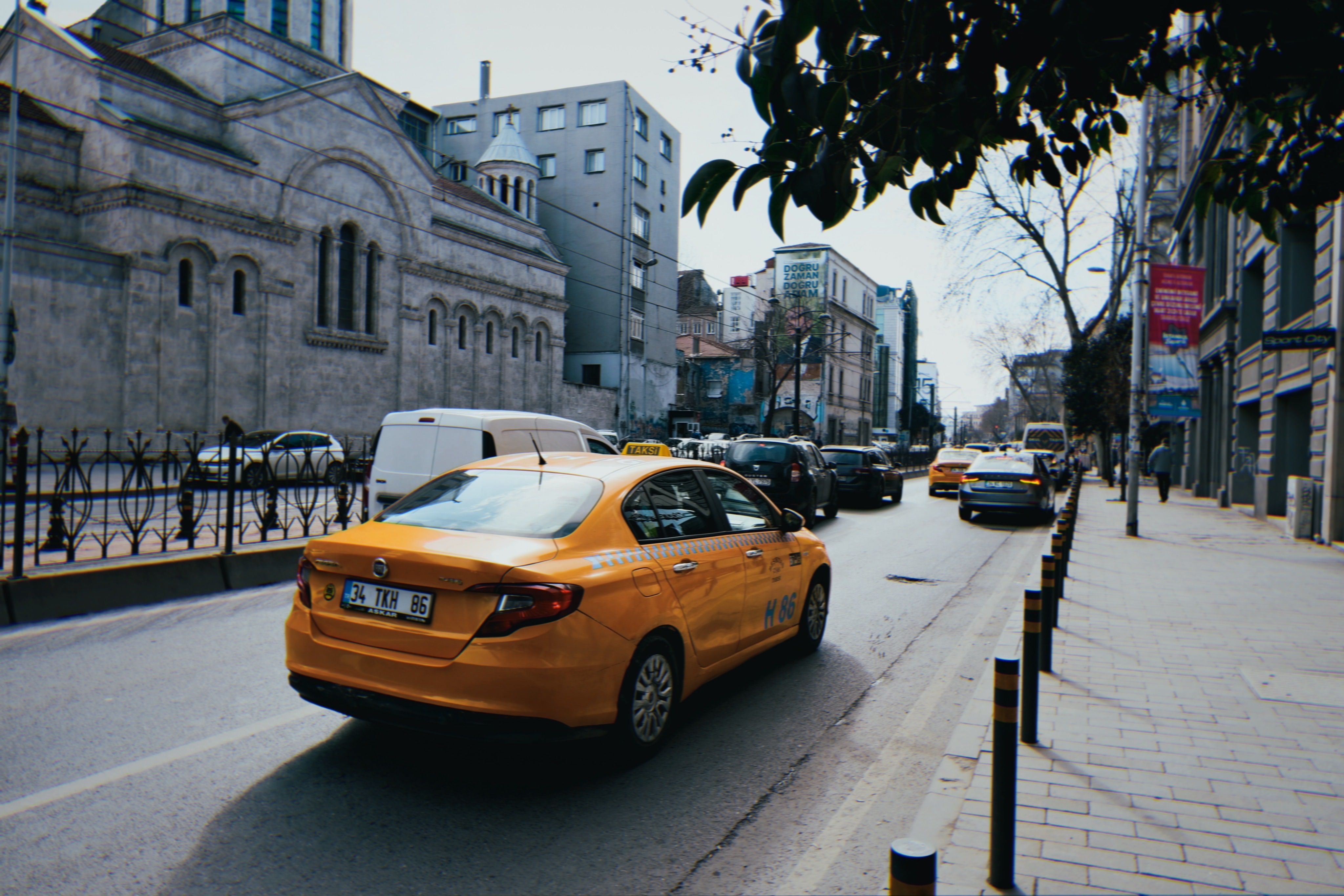 Street view near Galata in Istanbul