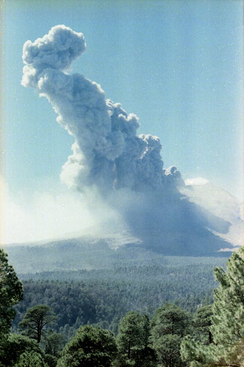 Imagine de stoc gratuită din cer, erupție, fotografiere verticală