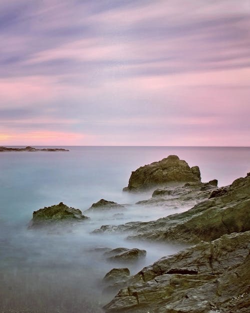 Photographie Longue Exposition Du Ciel Violet