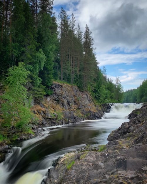 Бесплатное стоковое фото с вода, водопад, водопады