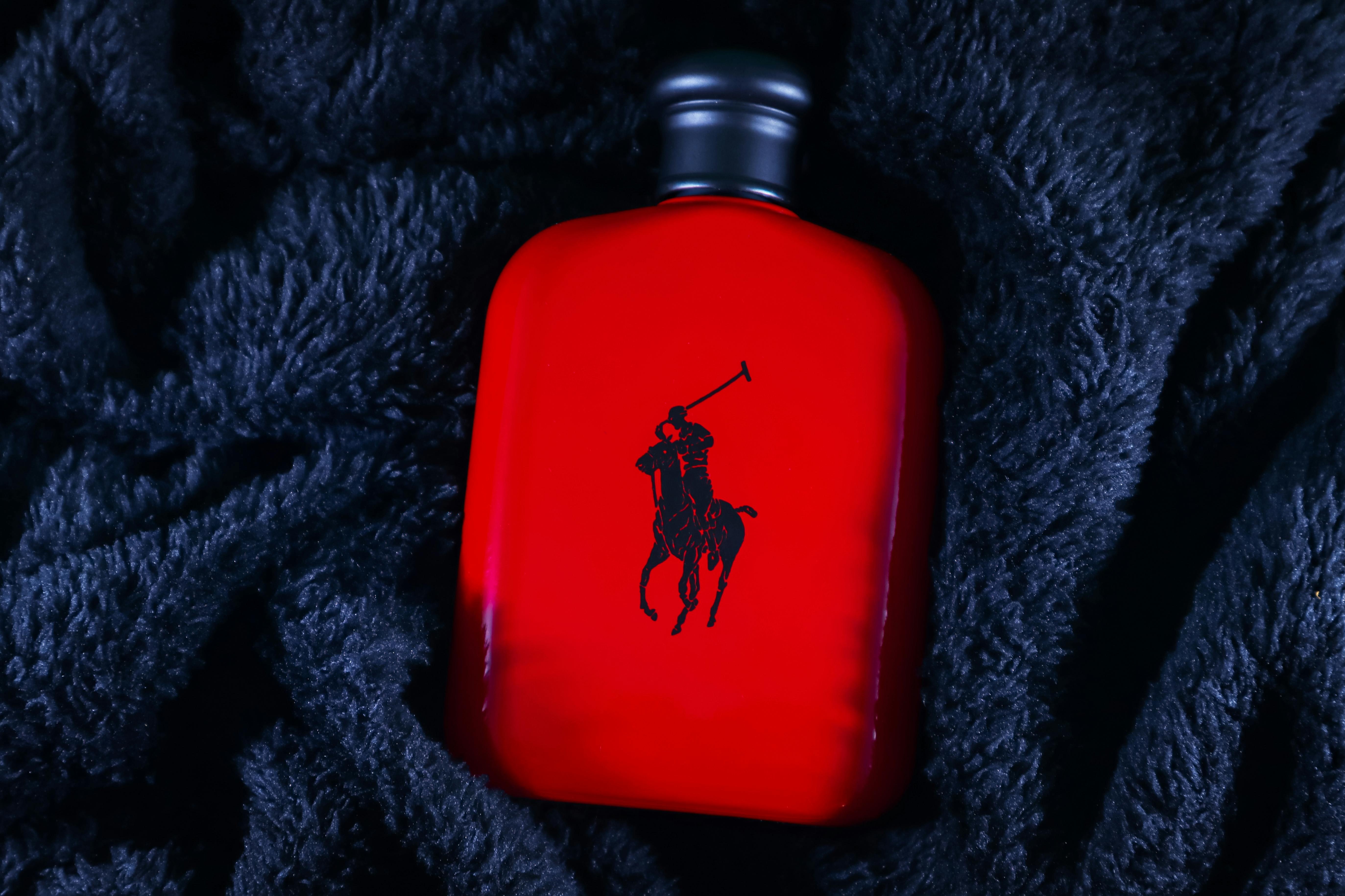 top view of ralph lauren polo red cologne