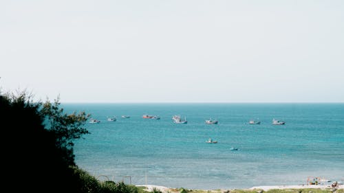 Foto profissional grátis de acima do mar, água, alvorecer