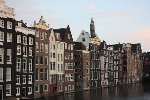 Sunset Serenity by Amsterdam’s Historic Canal Houses