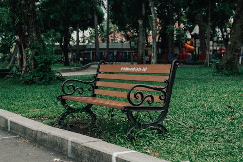 Free stock photo of bench, garden chair, park