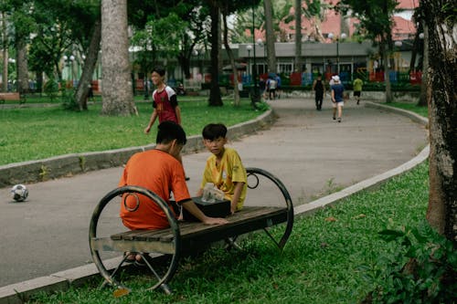 Kostnadsfri bild av aktiv livsstil, asiatiska barn, asiatiskt barn