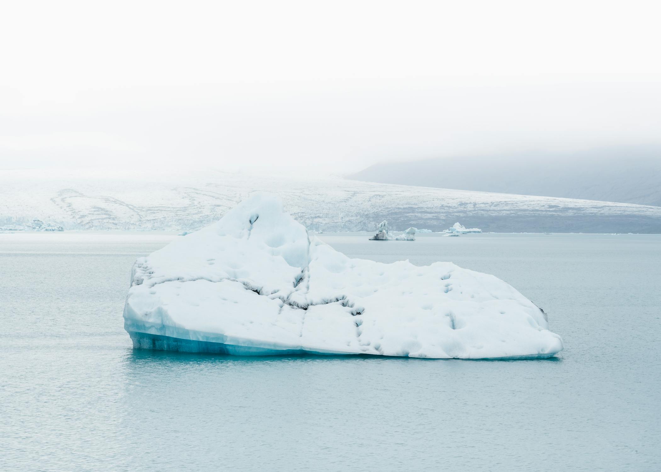 Iceberg Drifting On Icy Water · Free Stock Photo
