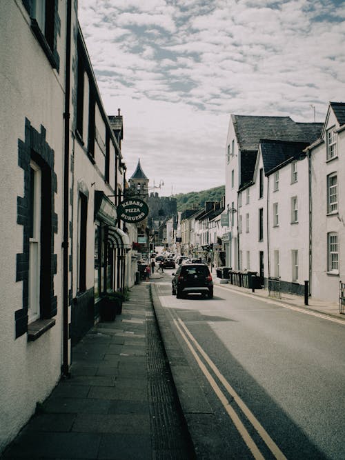 Darmowe zdjęcie z galerii z asfalt, budynki, conwy