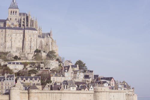 คลังภาพถ่ายฟรี ของ mont saint michel, กลางแจ้ง, การท่องเที่ยว