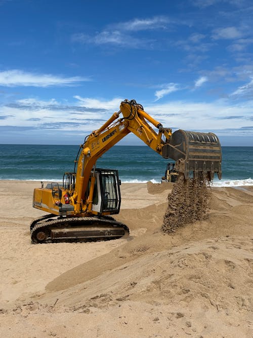 Immagine gratuita di acqua, attrezzatura, bulldozer