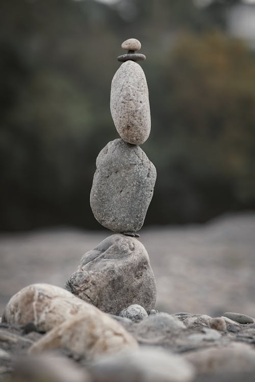 Closeup Photography of Stacked Stones · Free Stock Photo