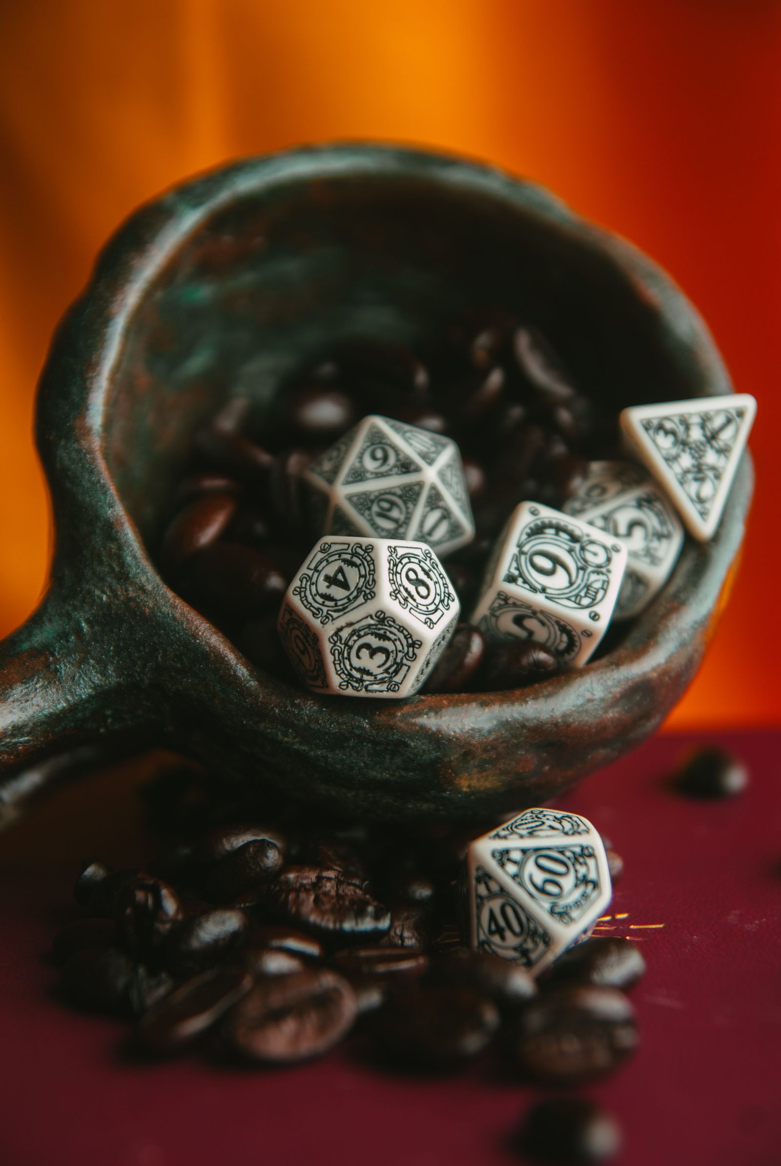 Polyhedral dice and game props