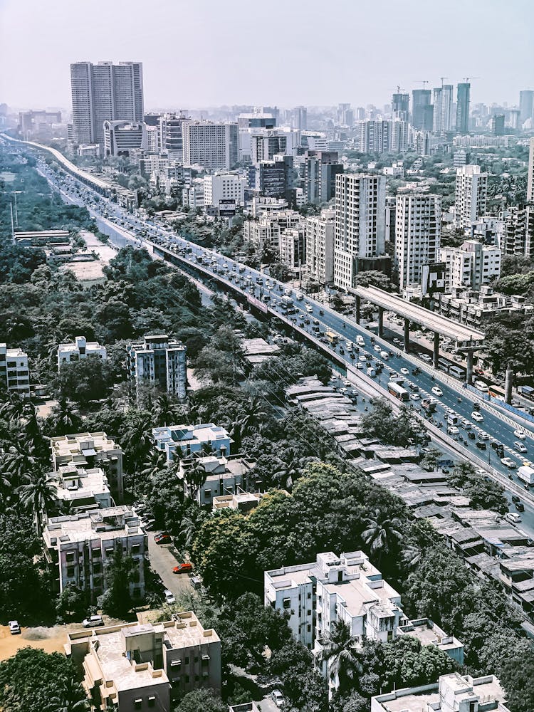 Aerial Photography Of City Buildings