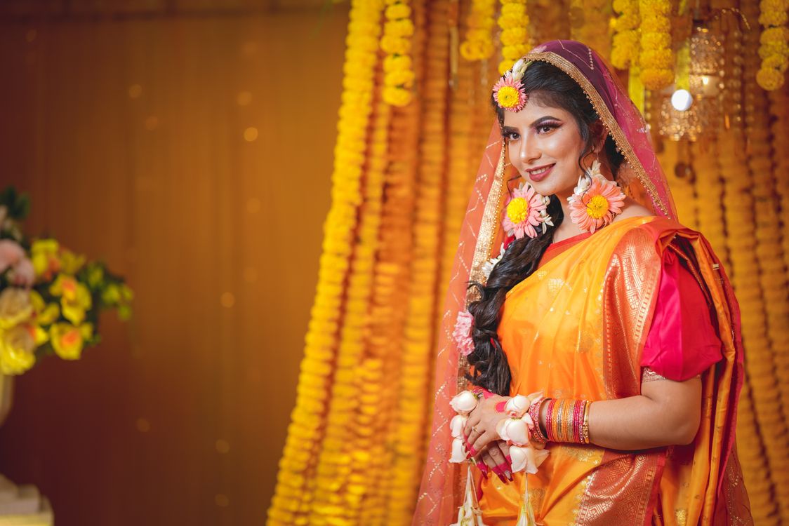 Smiling Woman in Her Wedding Dress · Free Stock Photo