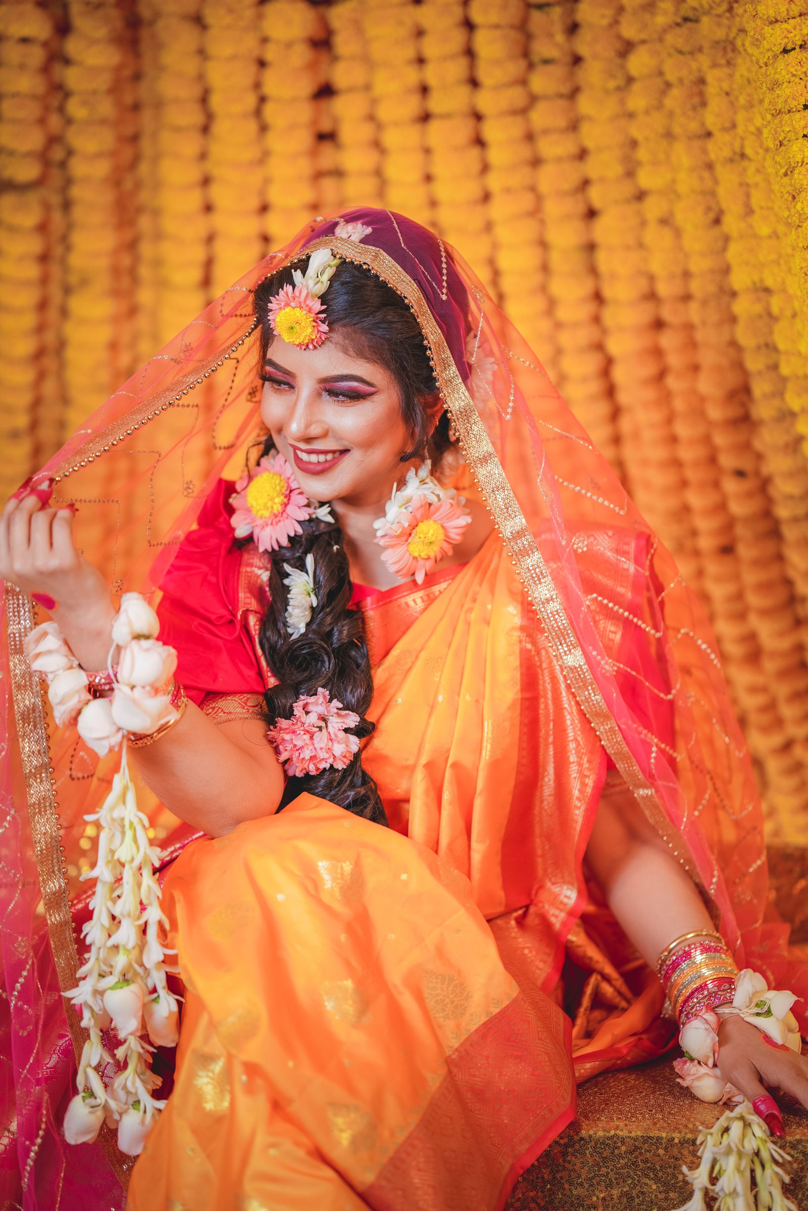 Festive Indian Woman in Traditional Attire · Free Stock Photo
