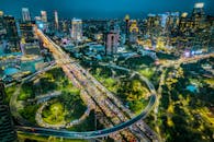 Streets in Jakarta at Night
