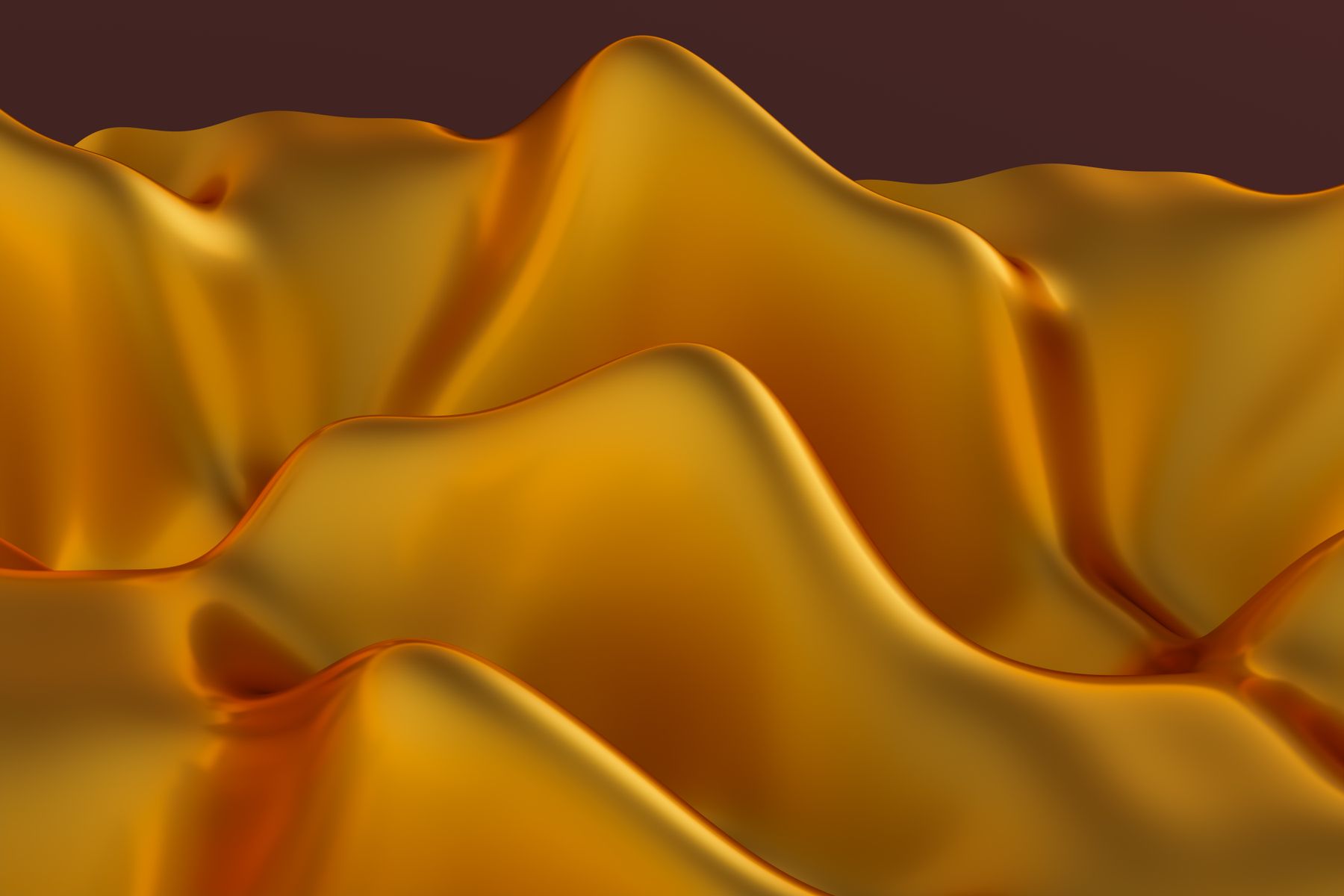 Abstract smooth golden waves, photo by Steve A Johnson on Pexels