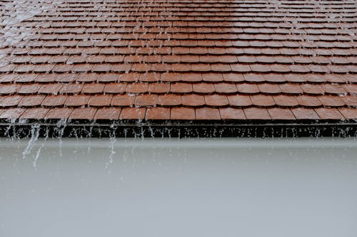 Free Photo of Roof While Raining Stock Photo