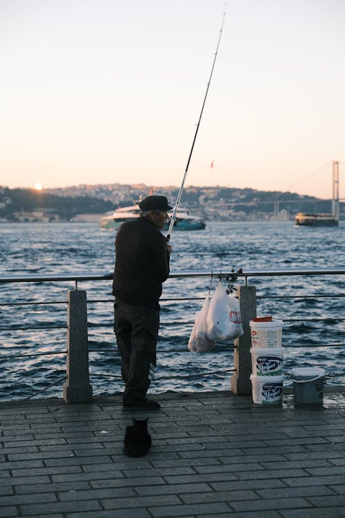 Immagine gratuita di acqua, alba, asta