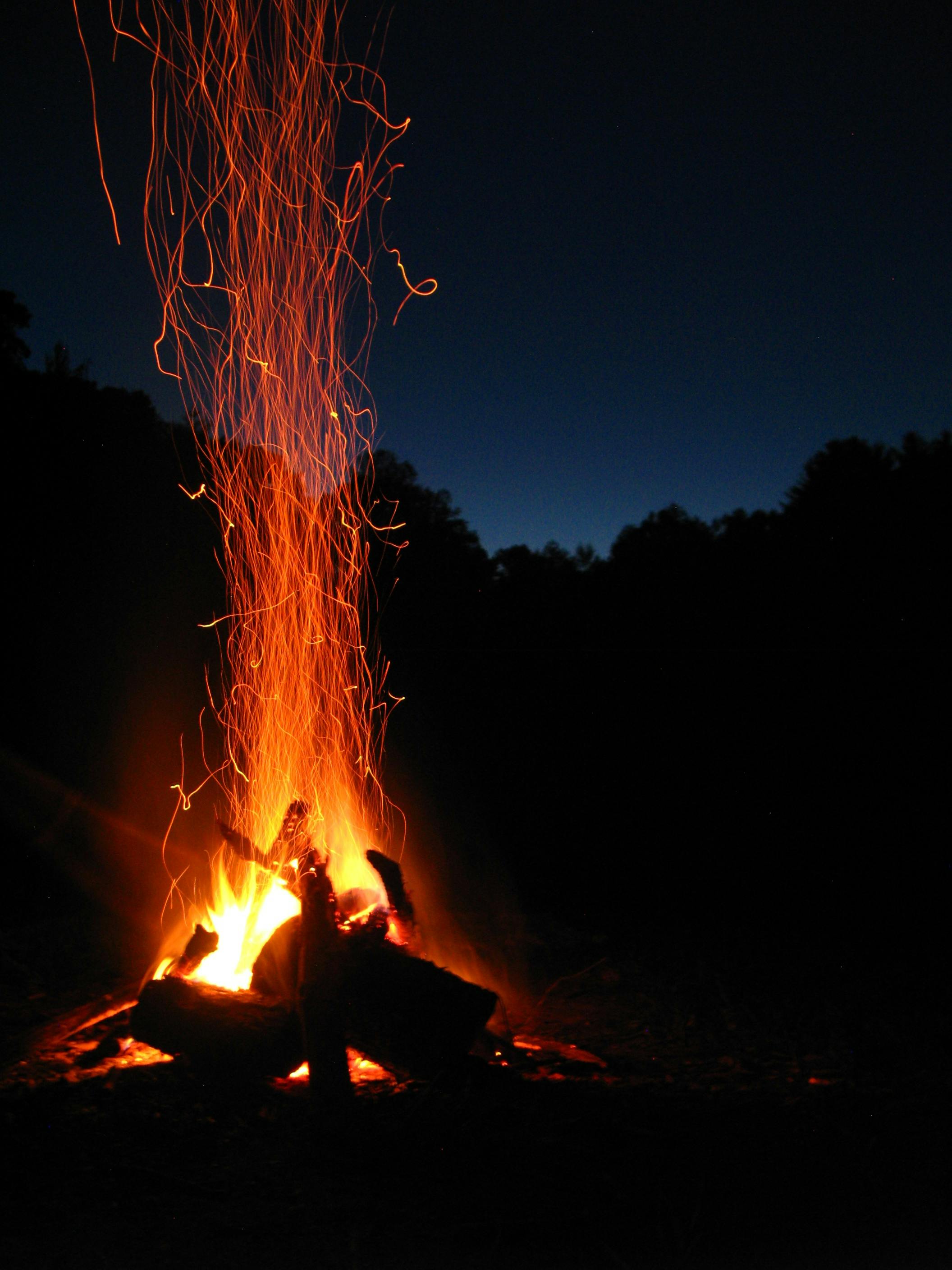 Download wallpaper 1920x1080 bonfire fire camping sparks full hd hdtv  fhd 1080p hd background