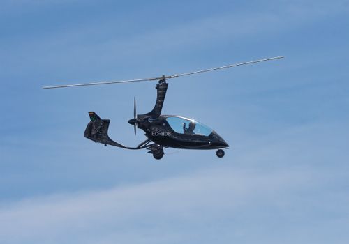 ELA 10 Eclipse Autogyro Flying in Sky