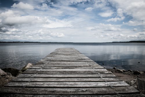 Foto stok gratis air, danau, dek