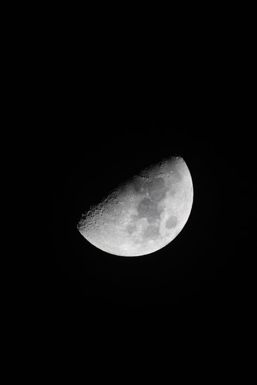 Desktop Backgrounds First Quarter Moon Photos, Download The BEST Free ...