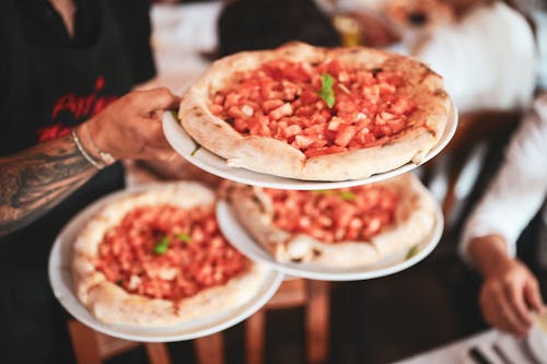 Foto d'estoc gratuïta de cuina italiana, llesca de pizza, menjar italià