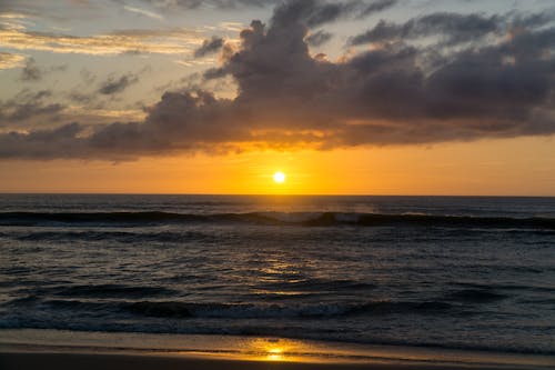 Free stock photo of beach sunset, beautiful sunset, ocean water