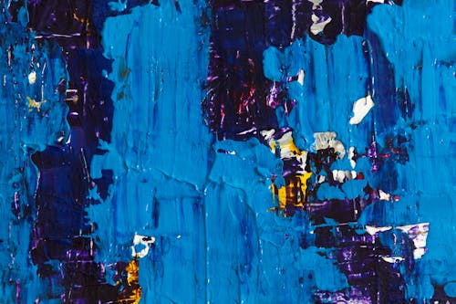 Blaue Abstrakte Kunst