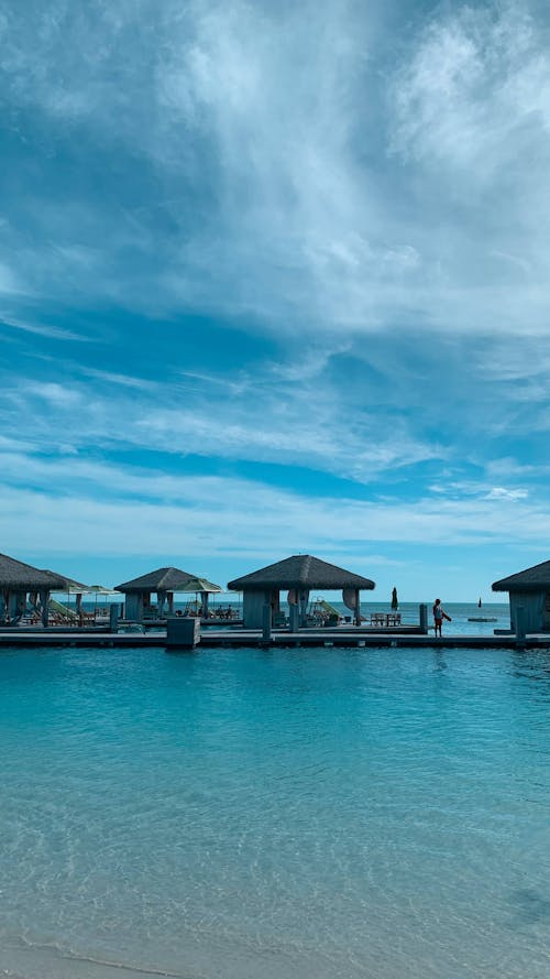 Free stock photo of bahamas, cabins, ocean