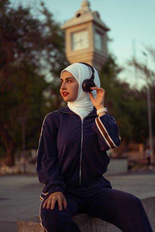Základová fotografie zdarma na téma městský, módní fotografie, muslimská žena