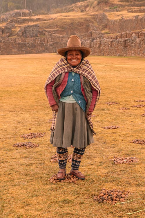 Foto d'estoc gratuïta de barret, camp, cultura peruana