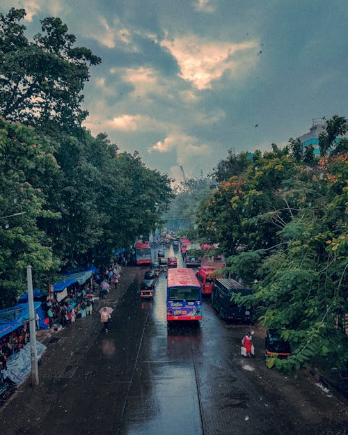 Gratis stockfoto met andheri oost, auto, autobus in de regen