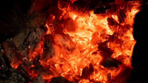 Imagine de stoc gratuită din ardere boal, cărbune, foc